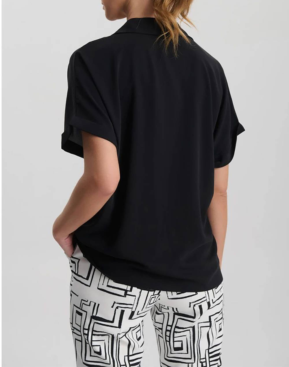 FIBES ΠΟΥΚΑΜΙΣΑ 03-7097N-BLACK Black φωτογραφία