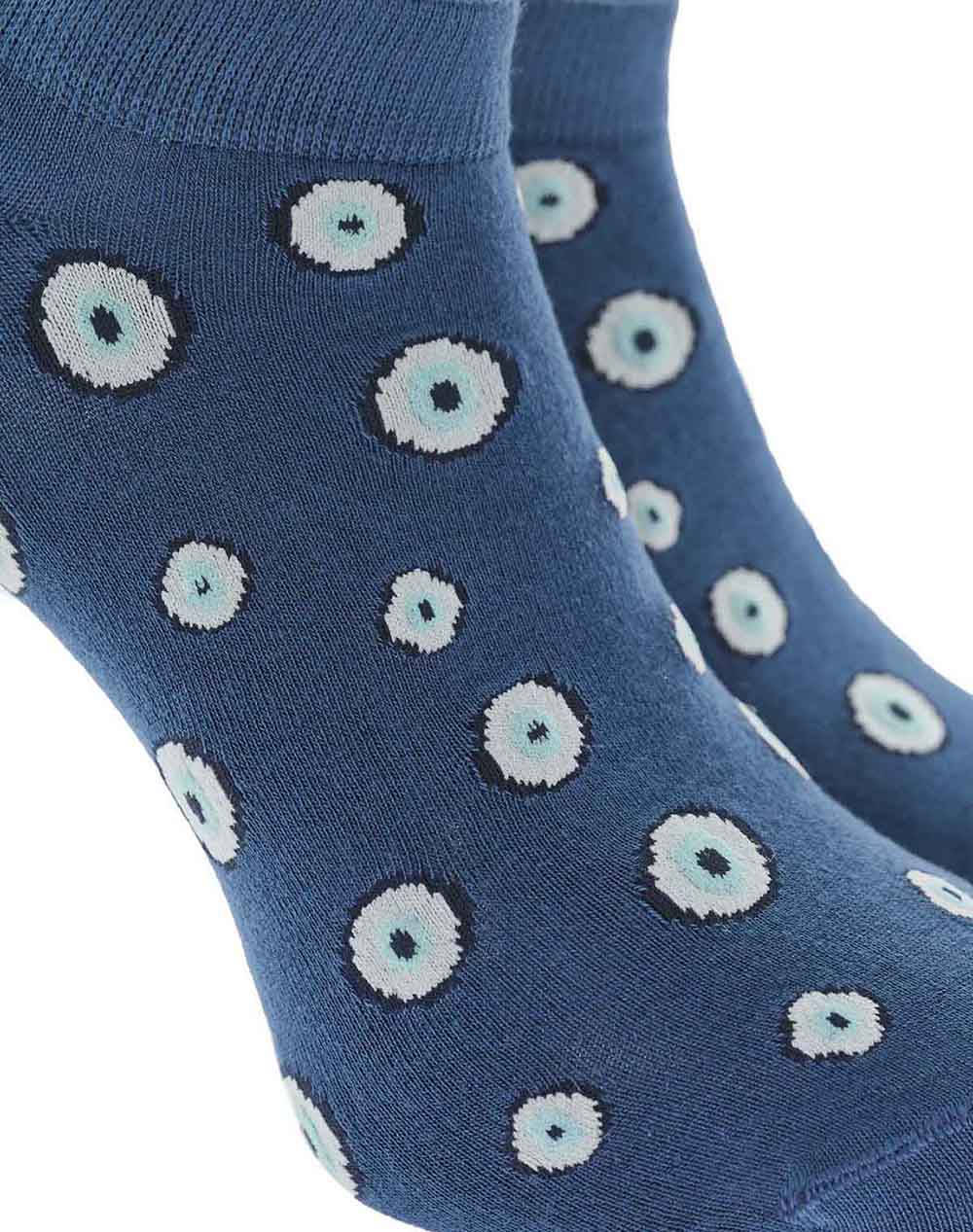 WALK ΓΥΝΑΙΚΕΙΕΣ ΚΑΛΤΣΕΣ BAMBOO ΚΟΦΤΕΣ ΜΕ ΣΧΕΔΙΟ W332-18-04/ΜΠΛΕ ΑΝΟΙΚΤΟ Blue φωτογραφία