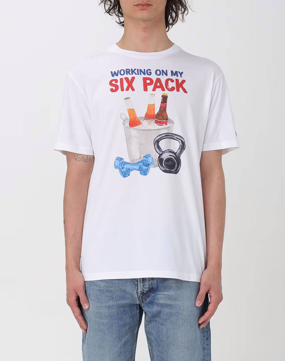 MC2 MC2 TSHIRT MAN-T-SHIRT-SIX PACK 01N TSHM001-02808H-02808H White