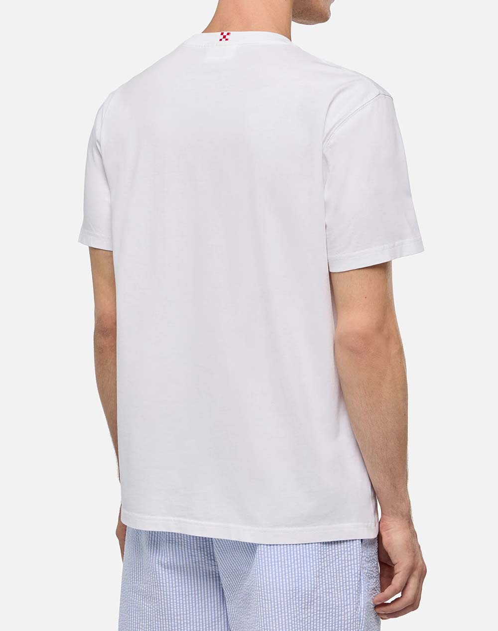 MC2 TSHIRT MAN-T-SHIRT-OUT CAR 01N EMB TSHM001-01247H-01247H White φωτογραφία