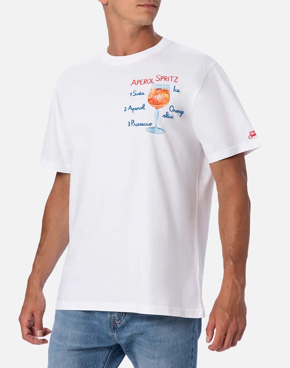 MC2 MC2 TSHIRT MAN-T-SHIRT-SPRITZ 01N EMB TSHM001-02701H-02701H White