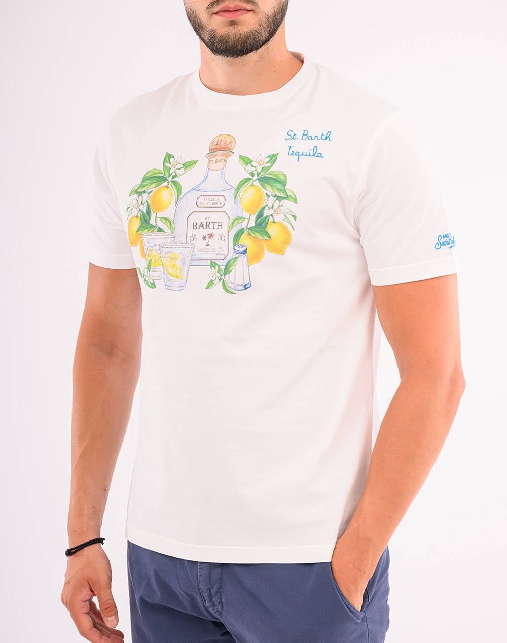 MC2 TSHIRT MAN-T-SHIRT-TEQUILA BOOM 01N EMB TSHM001-02814H-02814H White