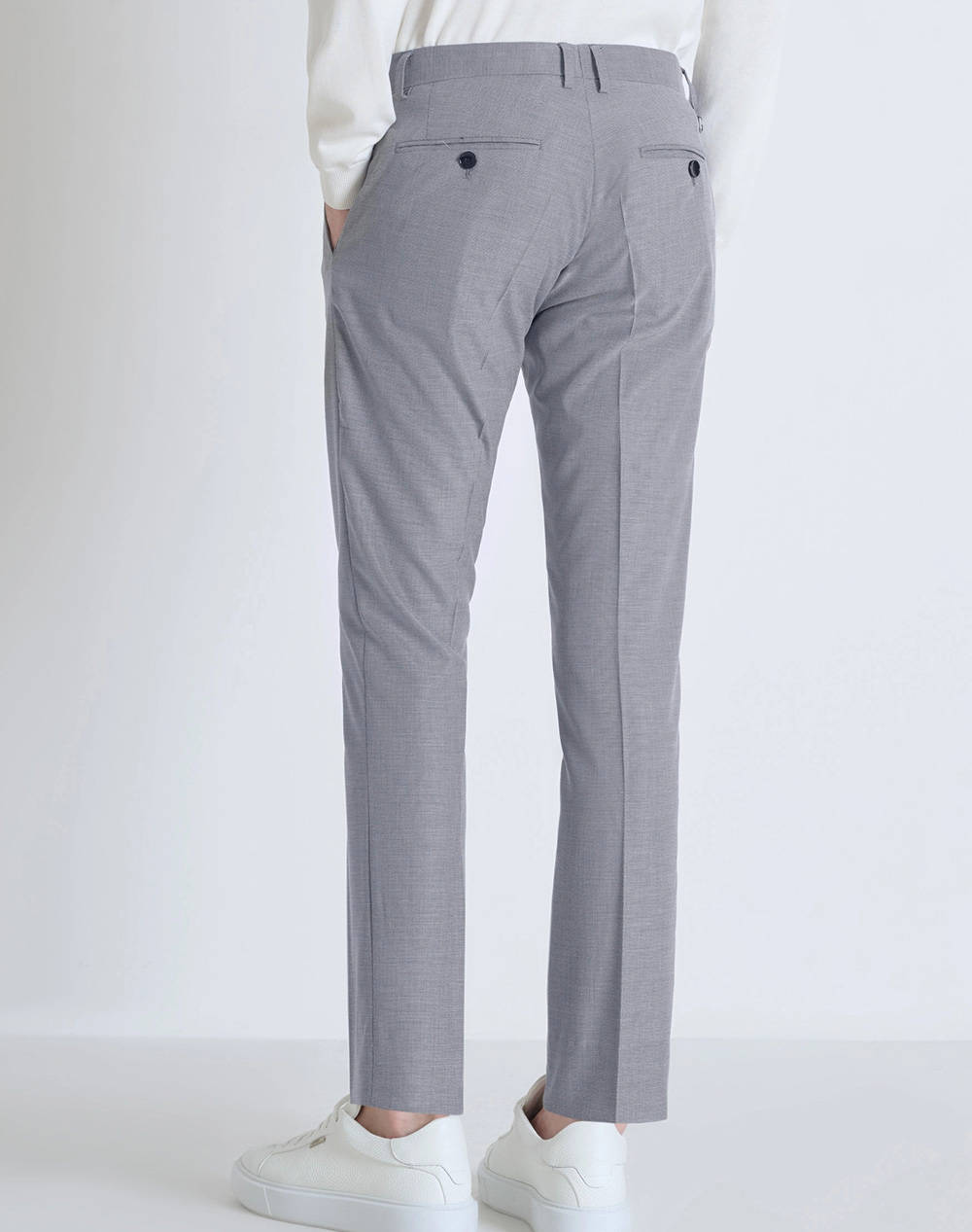 ANTONY MORATO MMTS00018FA650356 MIN OF 4 TROUSERS BONNIE SLIM FIT IN STRETCH VISCOSE BLEND FABRIC MICRO PATTERN ΠΑΝΤΕΛΟΝΙ ΑΝΔΡΙΚΟ TS00018FA650356-7139 φωτογραφία