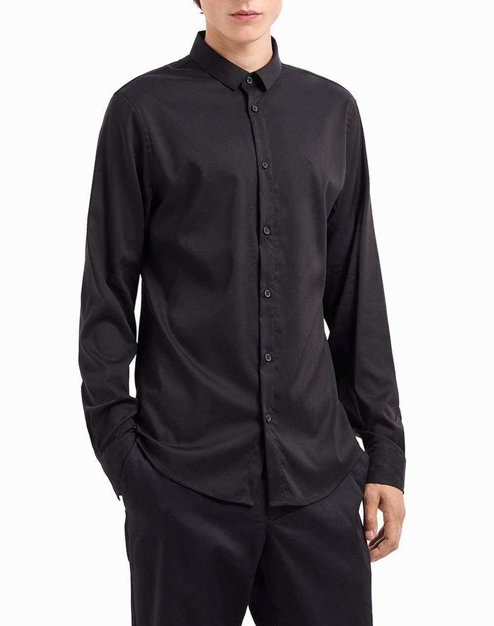 ARMANI EXCHANGE ARMANI EXCHANGE SHIRT 8NZC49ZNYXZ-1200 Black