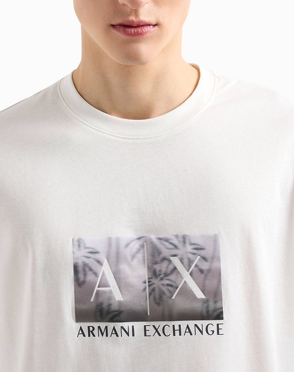 ARMANI EXCHANGE T-SHIRT XM000555AF10358-U0009 OffWhite φωτογραφία
