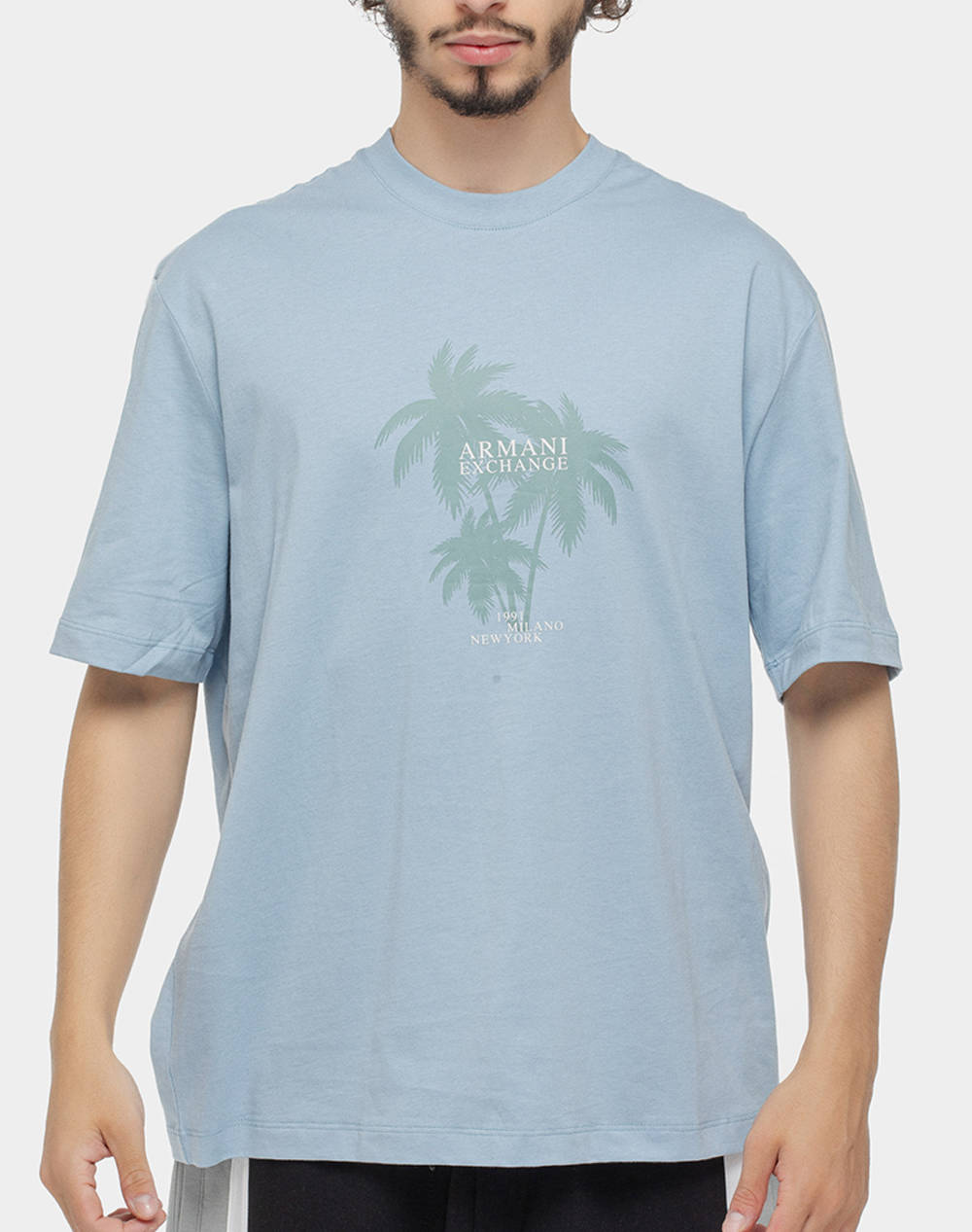 ARMANI EXCHANGE T-SHIRT XM000772AF12308-U9360 LightBlue