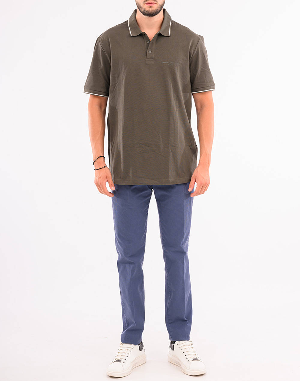 Armani Exchange Polo Shirt Xm000489Af13026-U8120 Mixed ανδρικά ρούχα μπλούζες Politikos Shop Πολιτικός