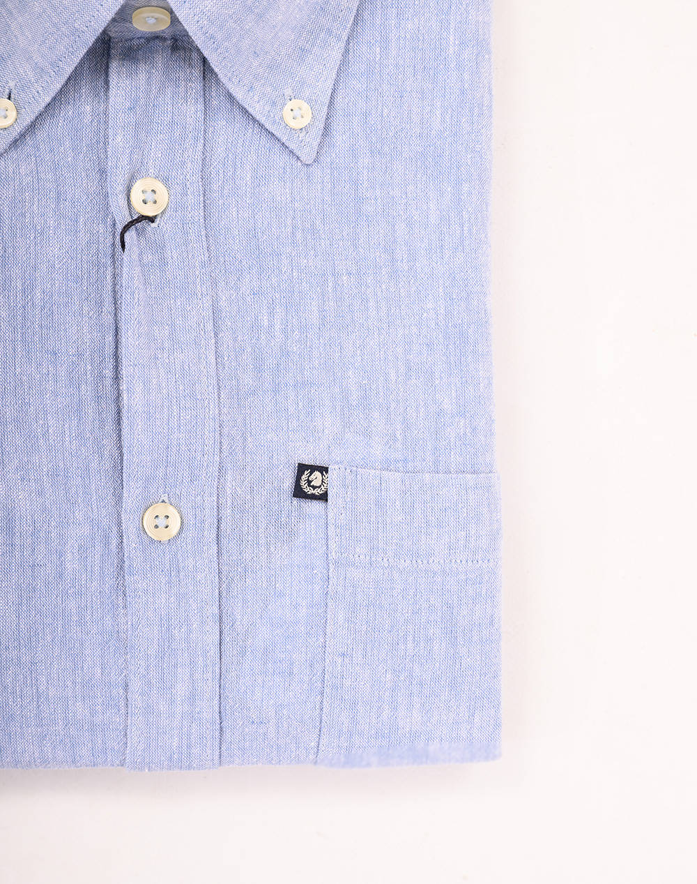 Ascott Πουκαμισο 15162209-07 Denimlightblue ανδρικά ρούχα πουκάμισα Politikos Shop Πολιτικός