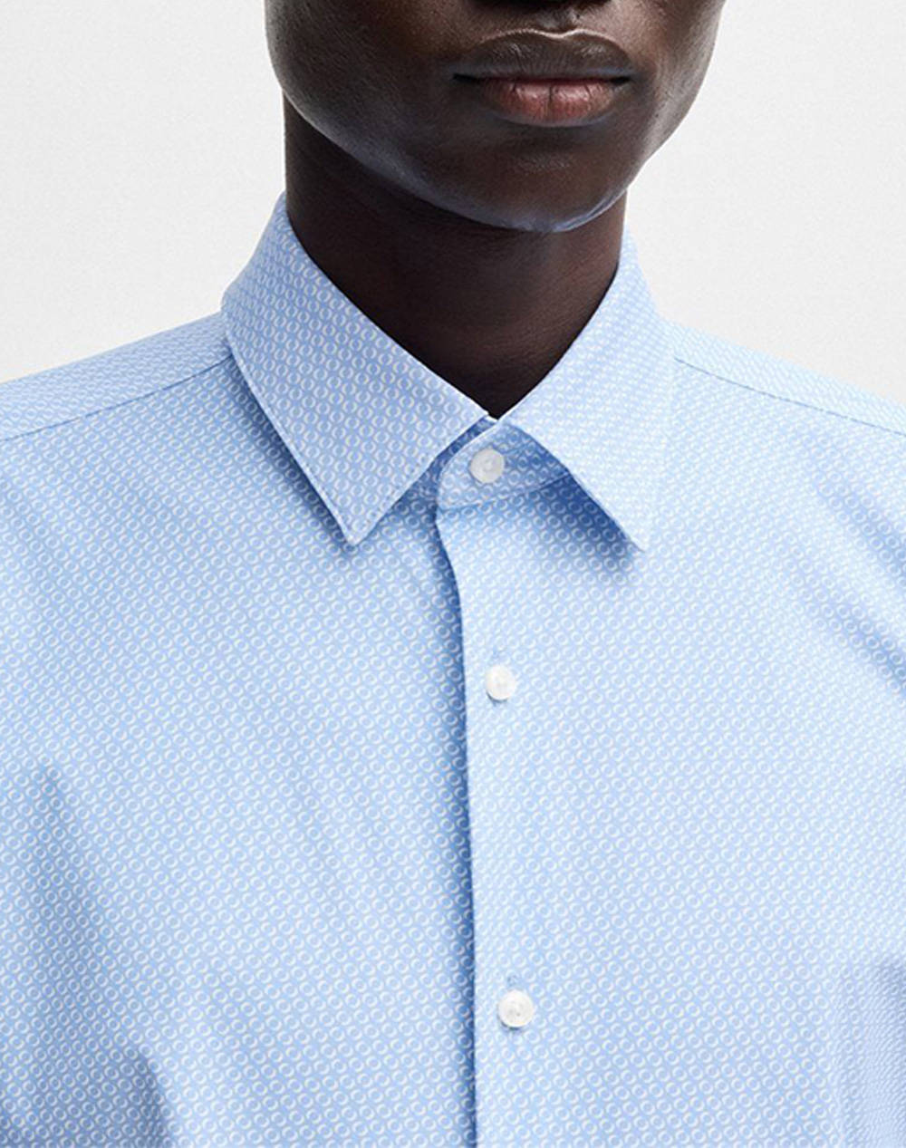 Boss P-Hank-S-Kent-C1-222 10270753 01 50539392-451 Lightblue ανδρικά ρούχα πουκάμισα Politikos Shop Πολιτικός