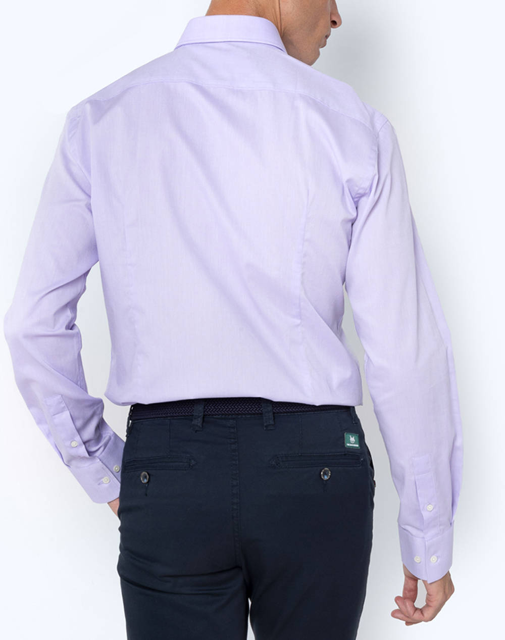 THE BOSTONIANS ΠΟΥΚΑΜΙΣΟ DOBBY SLIM FIT 3ACP2128-LILAC Lilac φωτογραφία