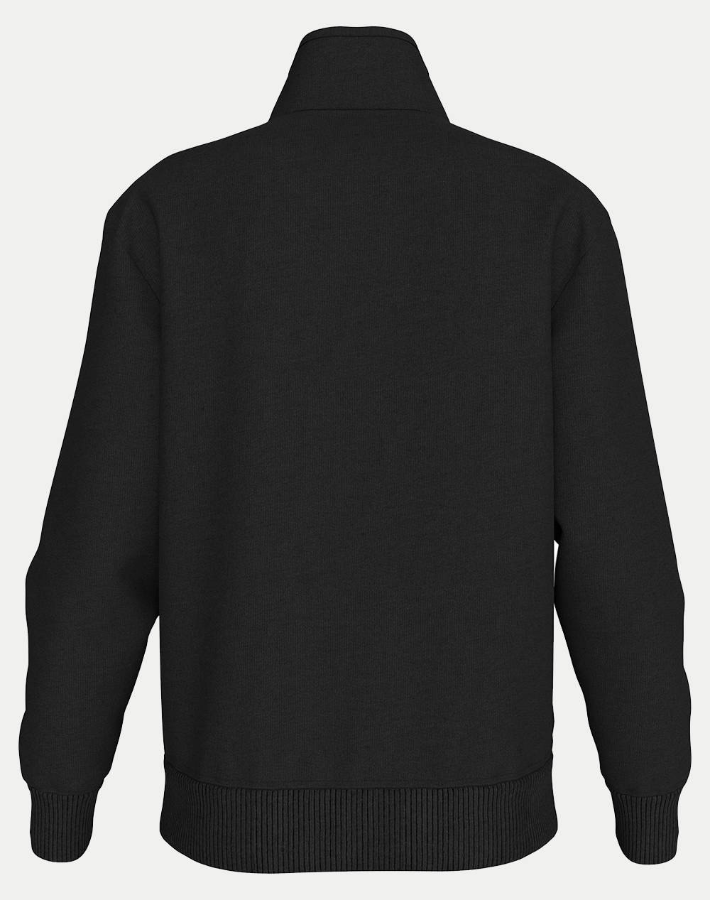 CALVIN KLEIN JEANS LOGO TAPE ZIP THROUGH J30J326778-BEH Black φωτογραφία