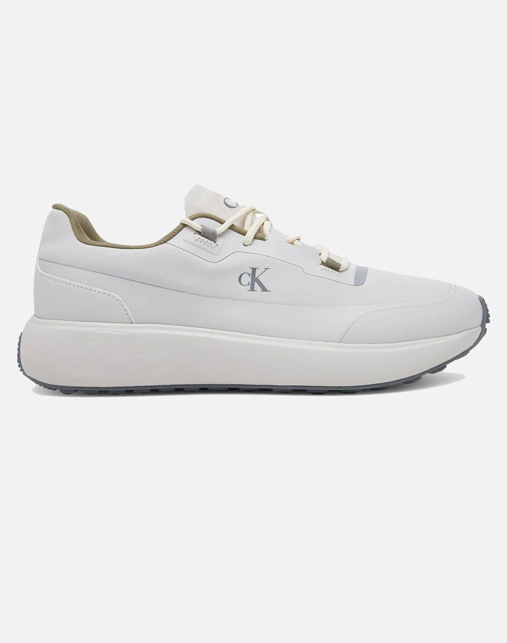 CALVIN KLEIN CALVIN KLEIN JEANS ATHLEISURE RUNNER TECH RIPSTOP YM0YM01205-0IS OffWhite