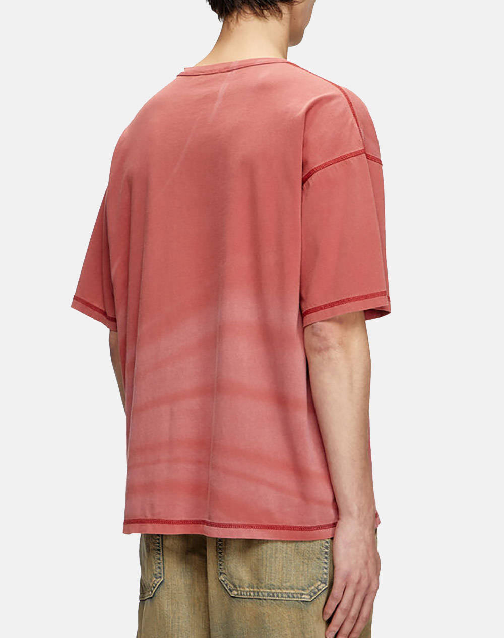 DIESEL T-BOXT-R13 T-SHIRT A164280LJBS-43Z OrangeRed φωτογραφία