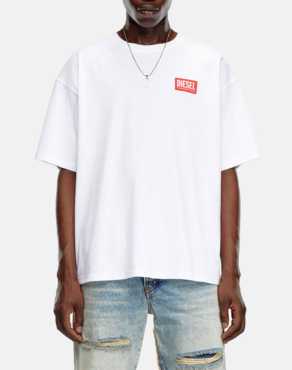 DIESEL T-BOXT-LAB T-SHIRT A149470NIAR-100 White