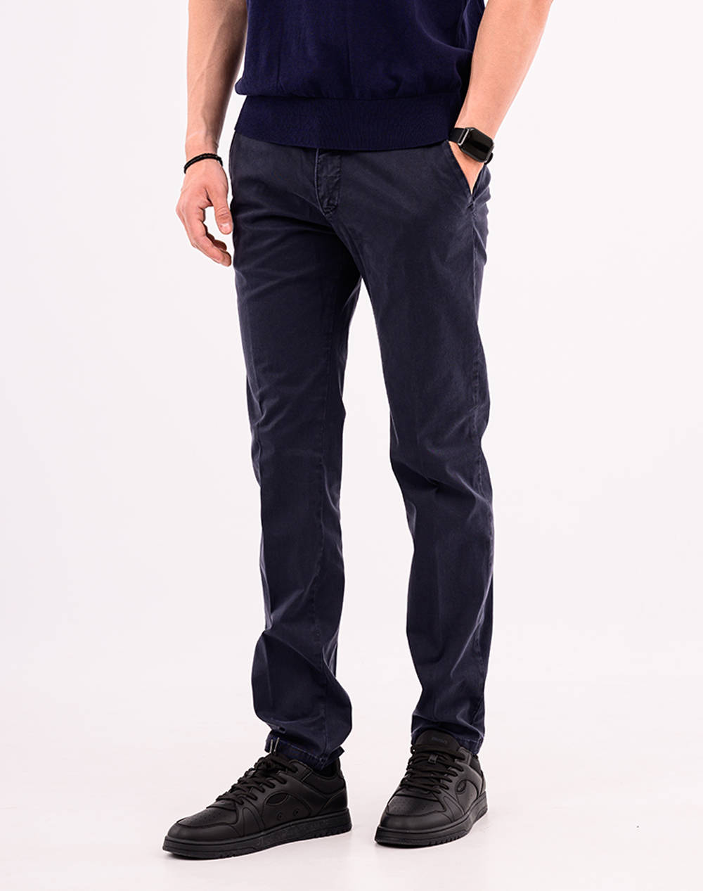 FOURTEN FOUR TEN Παντελόνι chino T910125003-00011 DarkBlue