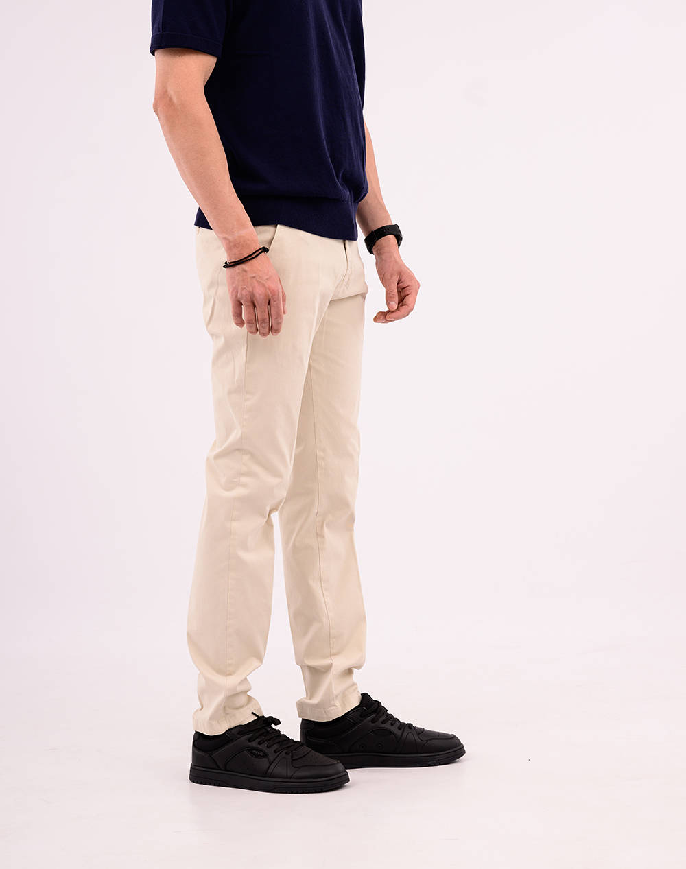 FOUR TEN Παντελόνι chino T910125003-00103 Ecru φωτογραφία