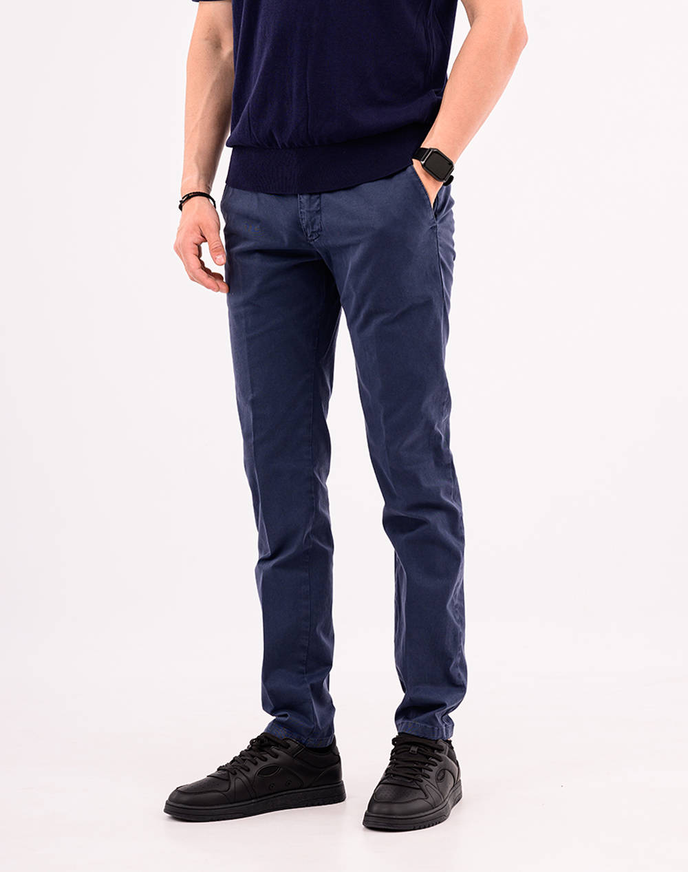 FOURTEN FOUR TEN Παντελόνι chino T910125003-00091 Indigo
