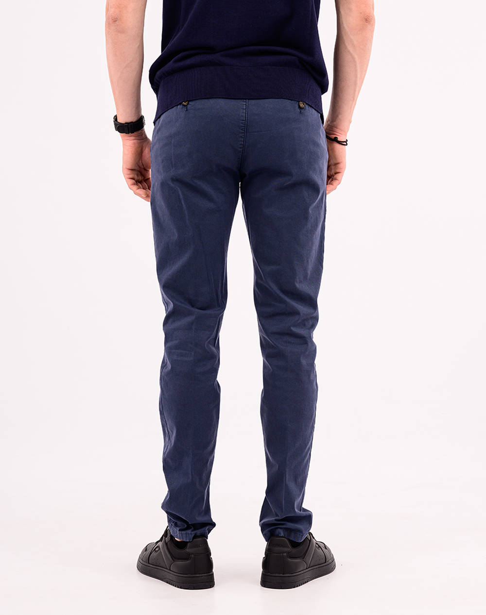 FOUR TEN Παντελόνι chino T910125003-00091 Indigo φωτογραφία