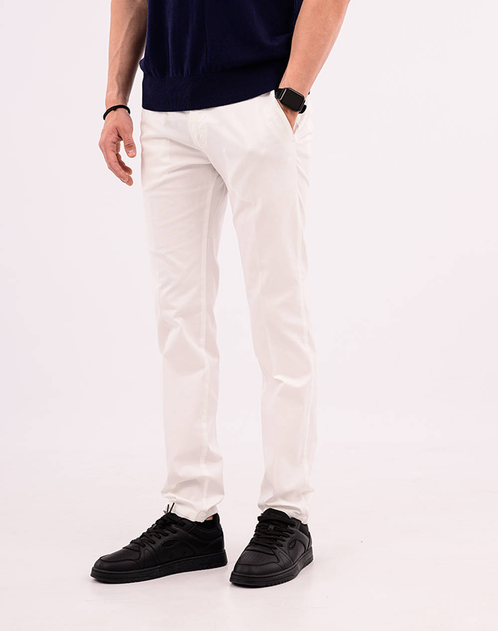 FOURTEN FOUR TEN Παντελόνι chino T910125003-00150 White