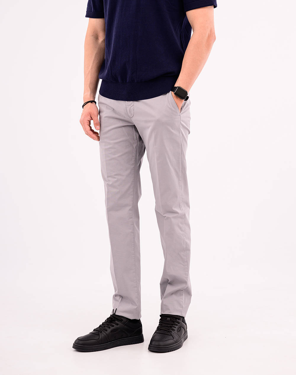 FOURTEN FOUR TEN Παντελόνι chino T926125127-00030 LightGray