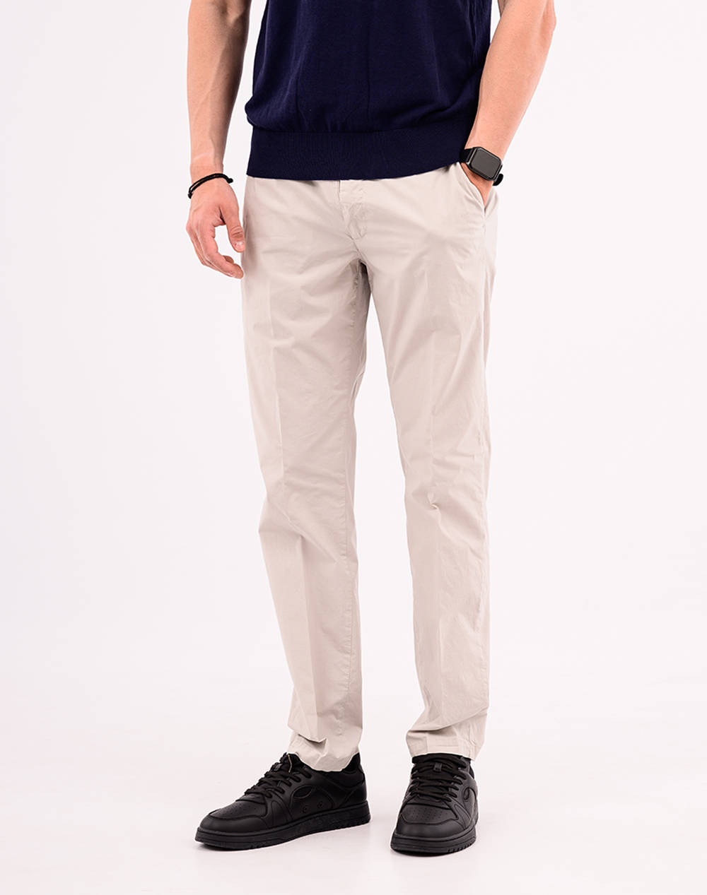 FOURTEN FOUR TEN Παντελόνι chino T9066125010-00003 Ecru