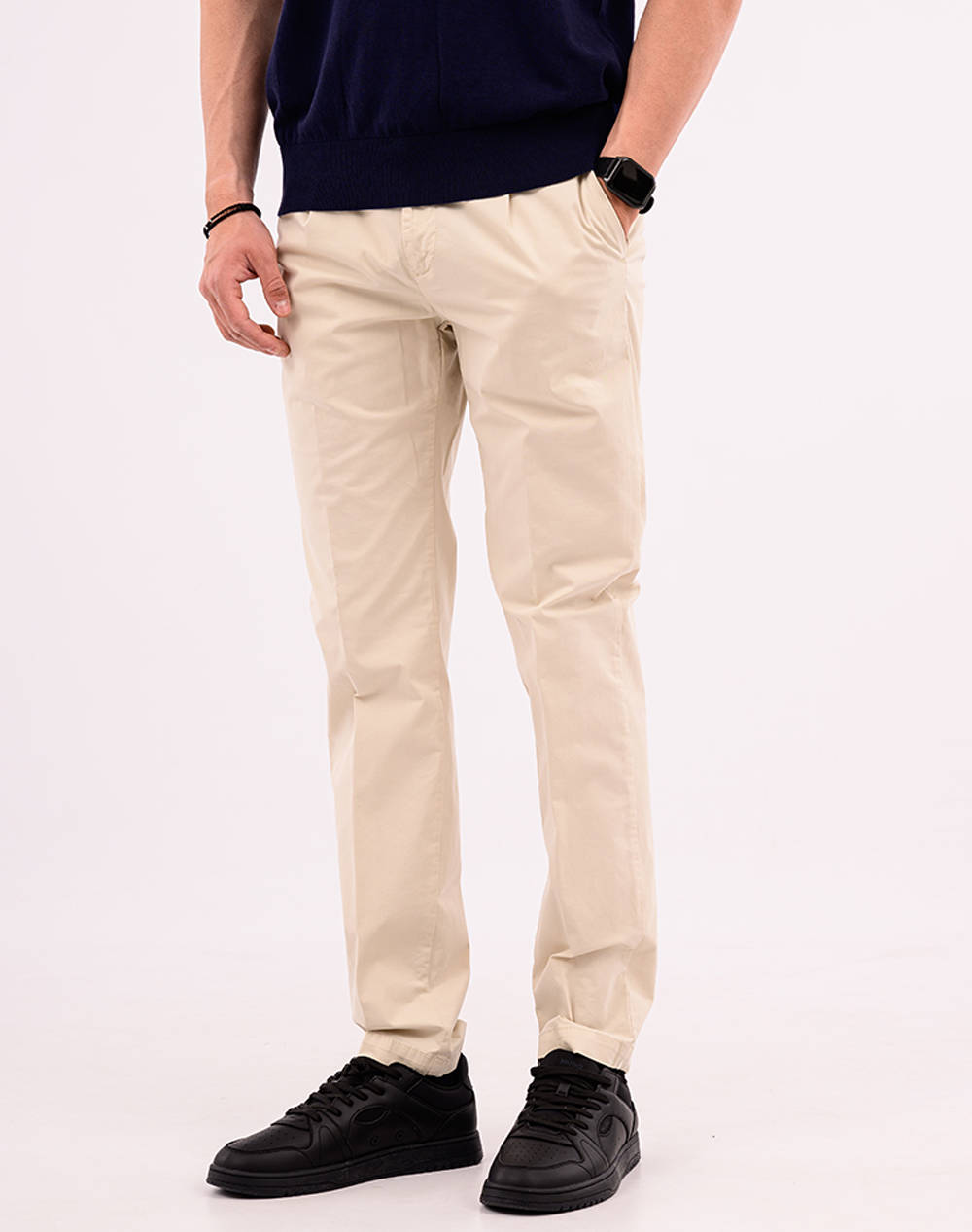 FOUR TEN Παντελόνι chino T9132125127-00103 Ecru