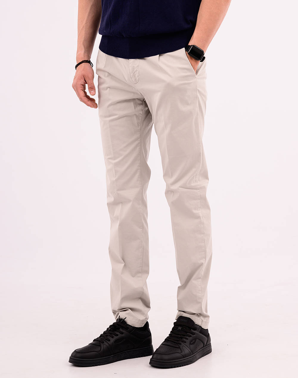FOUR TEN Παντελόνι chino T9132125127-00003 OffWhite