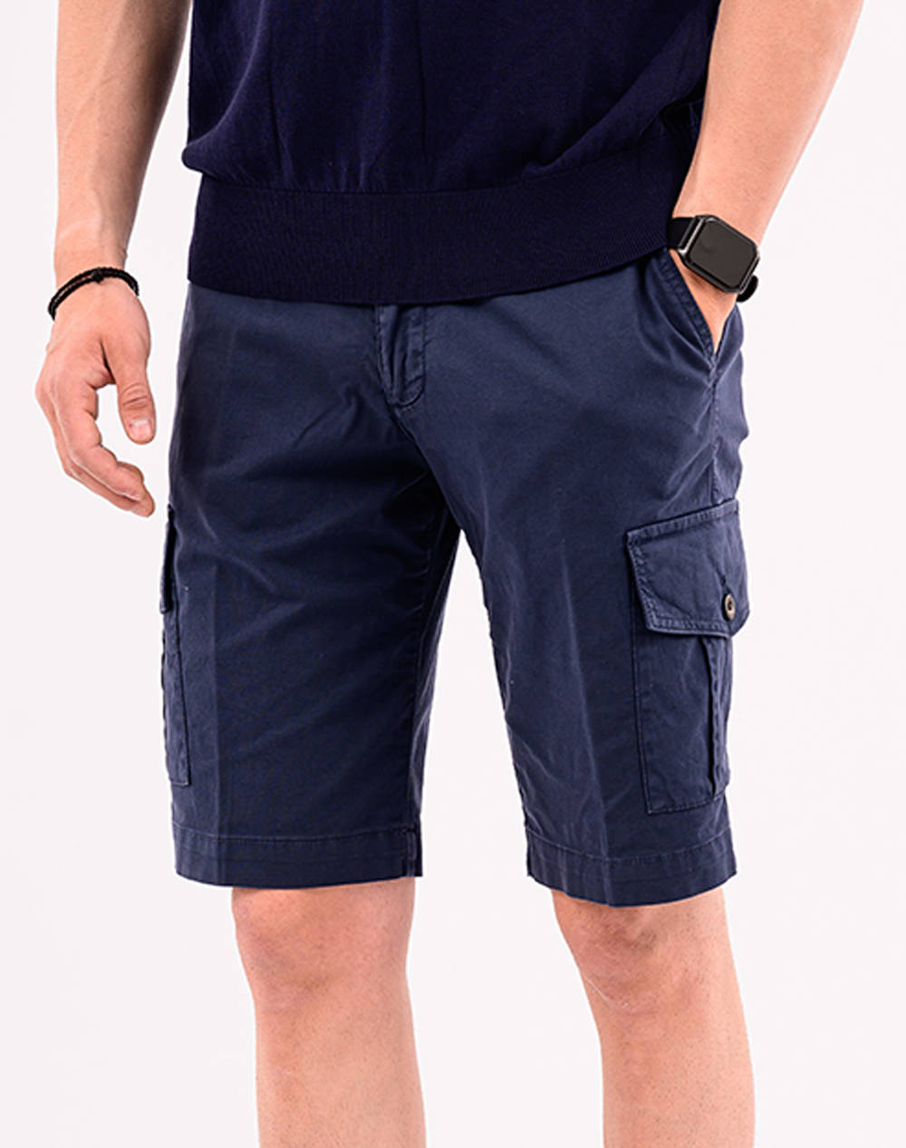 FOURTEN FOUR TEN Βερμούδα P339125058-00091 DarkBlue