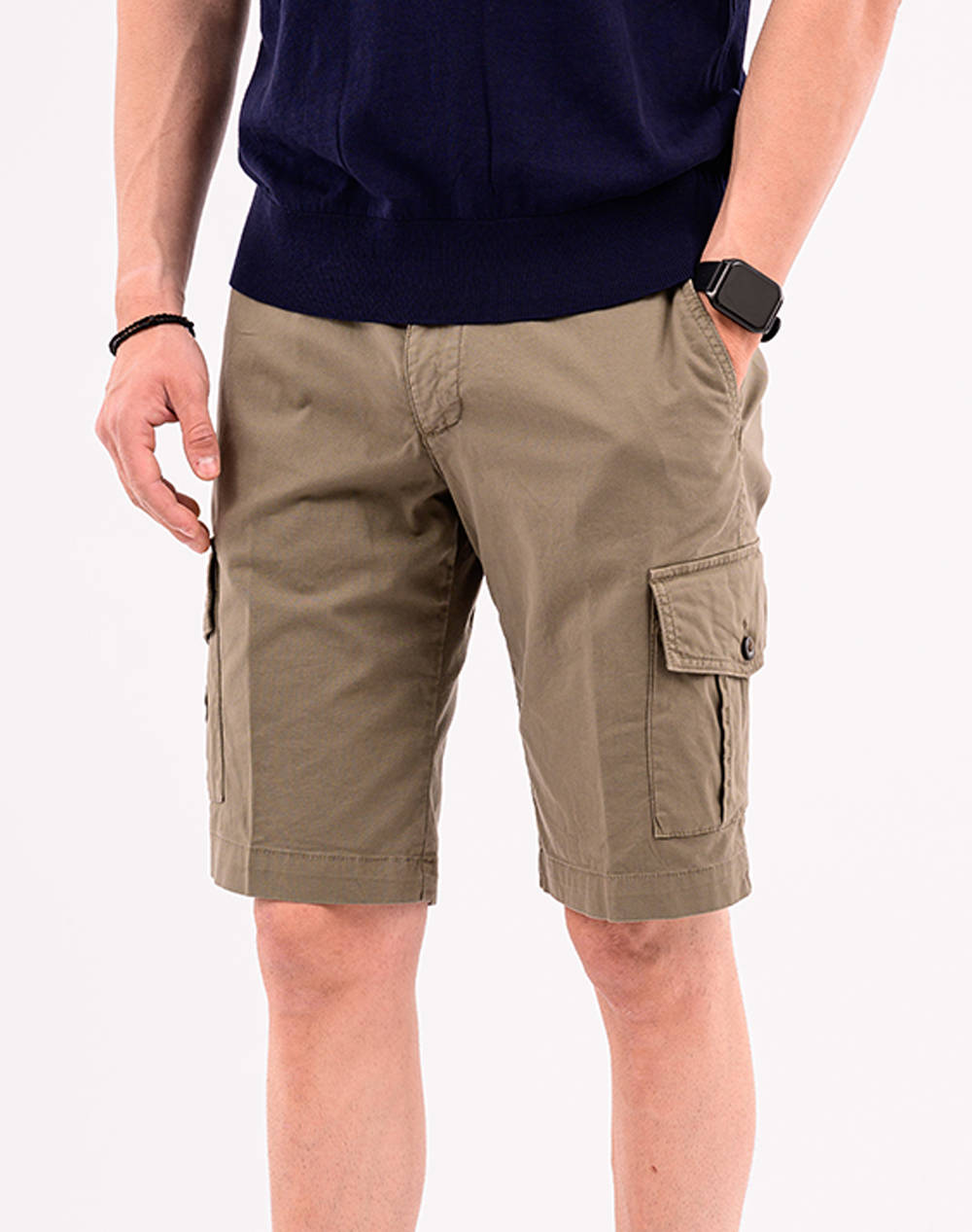 FOURTEN FOUR TEN Βερμούδα P339125058-00052 Khaki