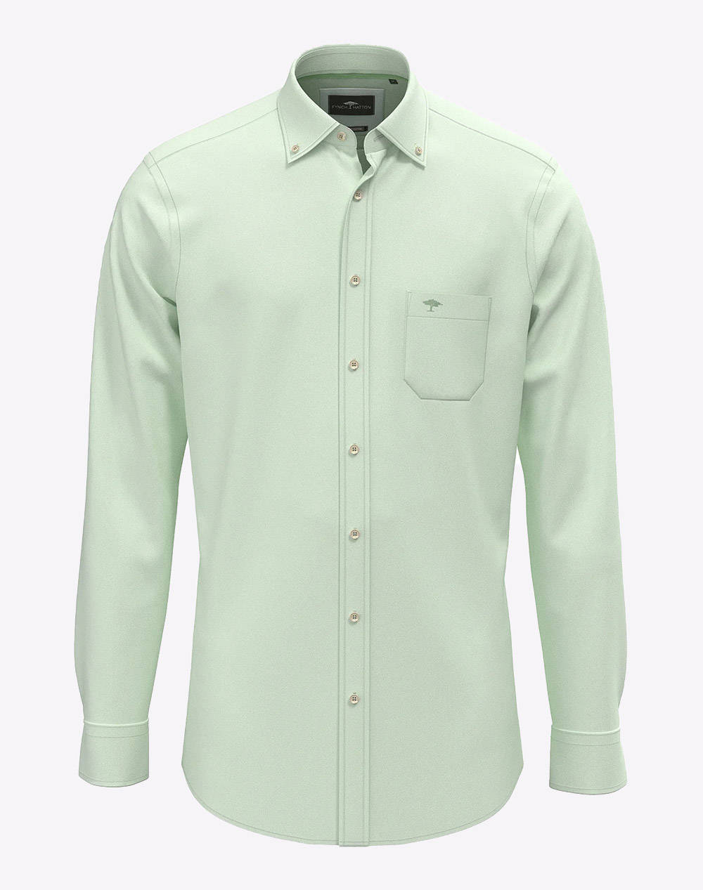 FYNCH-HATTON FYNCH-HATTON SHIRTS 1513 8400-722 LightGreen