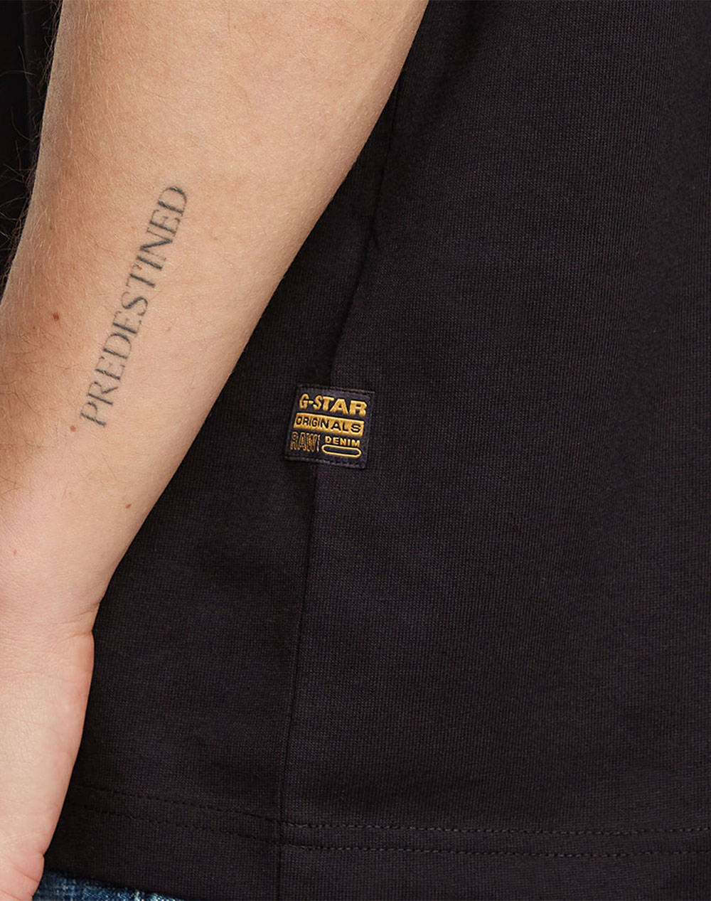 G-STAR Symbols print loose r t D25970-C336-6484 Black φωτογραφία