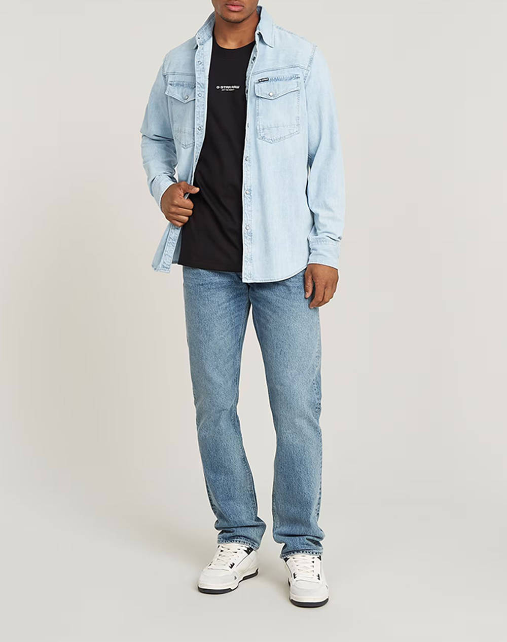 G-STAR Center chest boxy r t D24780-C336-6484 Black φωτογραφία