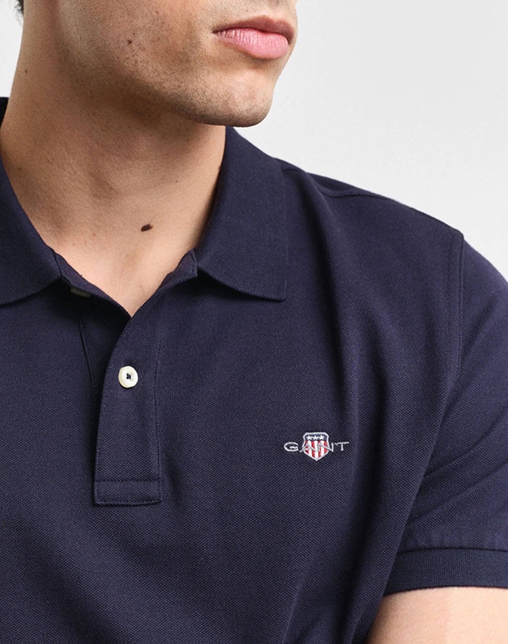 GANT ΜΠΛΟΥΖΑ ΚΜ REG SHIELD SS PIQUE POLO