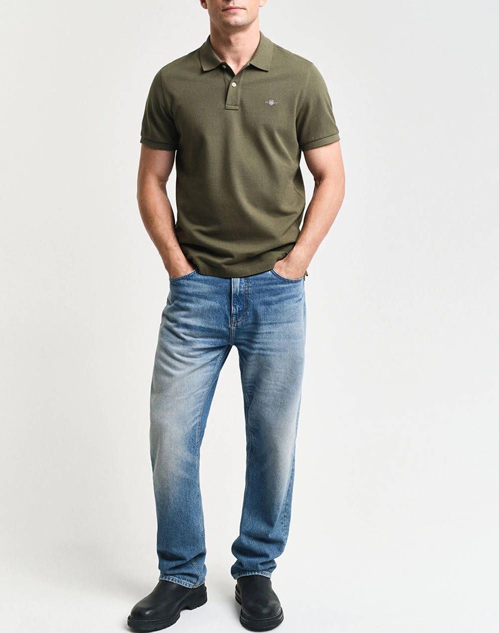 GANT ΜΠΛΟΥΖΑ ΚΜ REG SHIELD SS PIQUE POLO