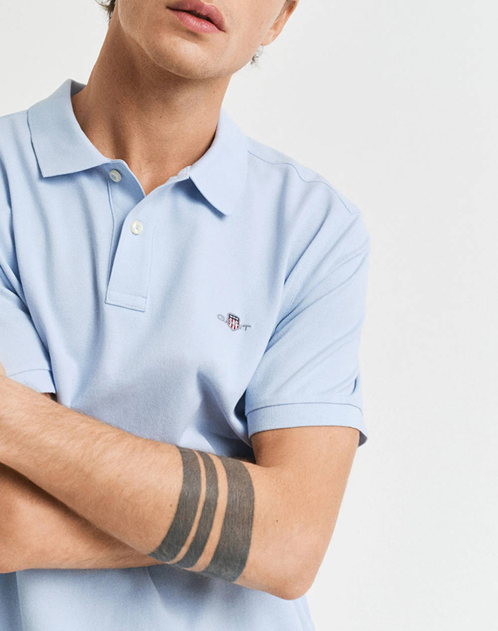 GANT ΜΠΛΟΥΖΑ ΚΜ REG SHIELD SS PIQUE POLO