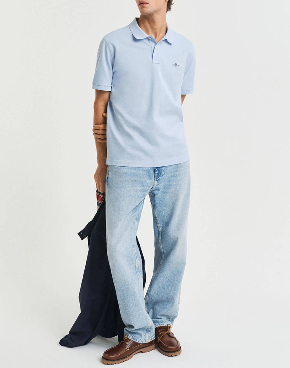 GANT ΜΠΛΟΥΖΑ ΚΜ REG SHIELD SS PIQUE POLO