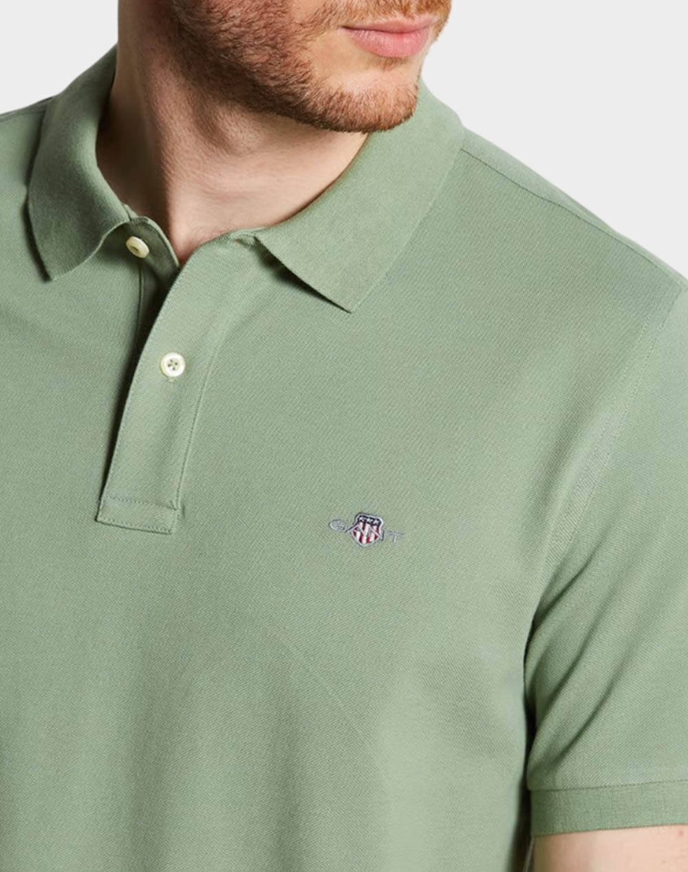 GANT ΜΠΛΟΥΖΑ ΚΜ REG SHIELD SS PIQUE POLO