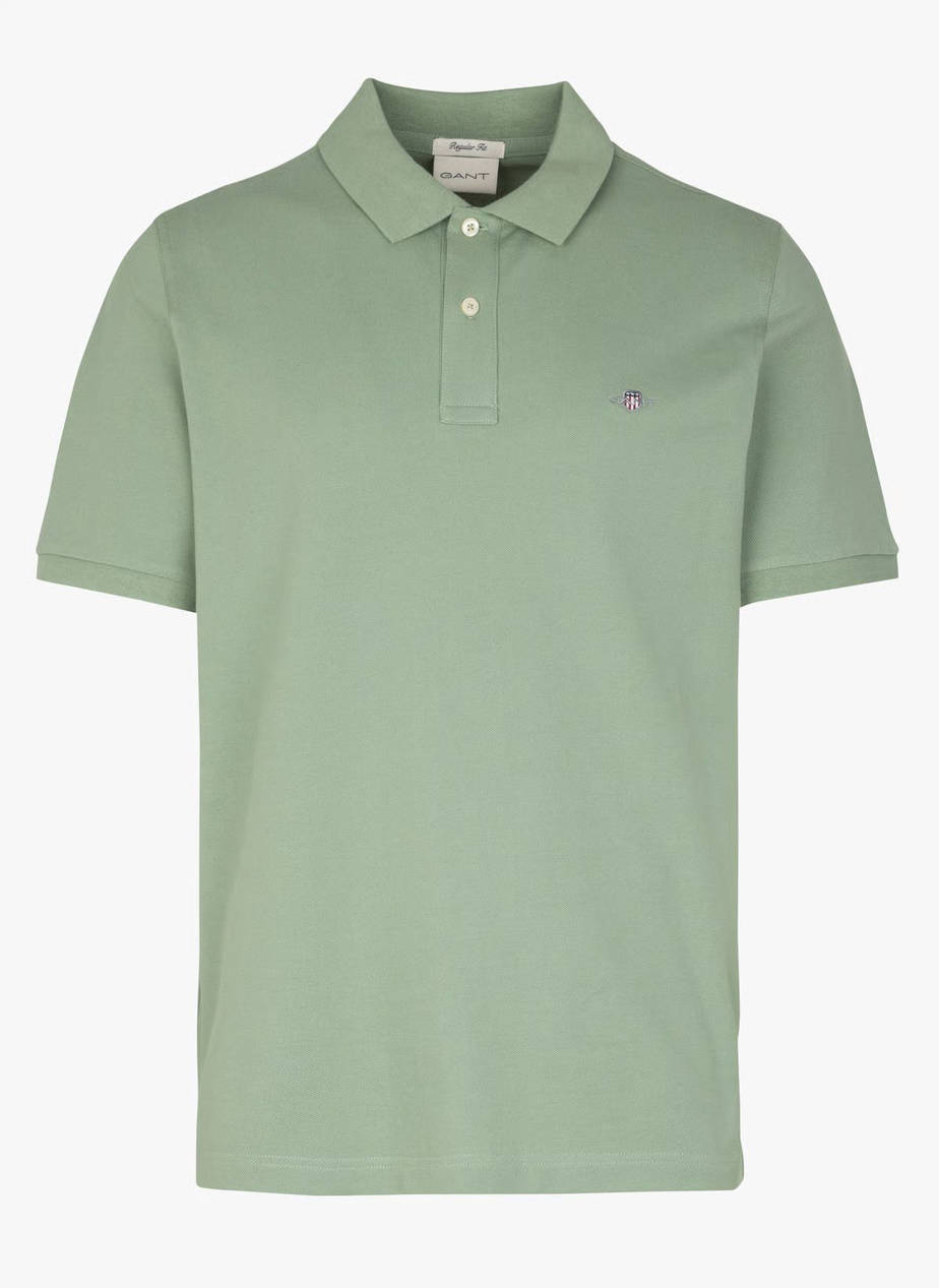 GANT ΜΠΛΟΥΖΑ ΚΜ REG SHIELD SS PIQUE POLO