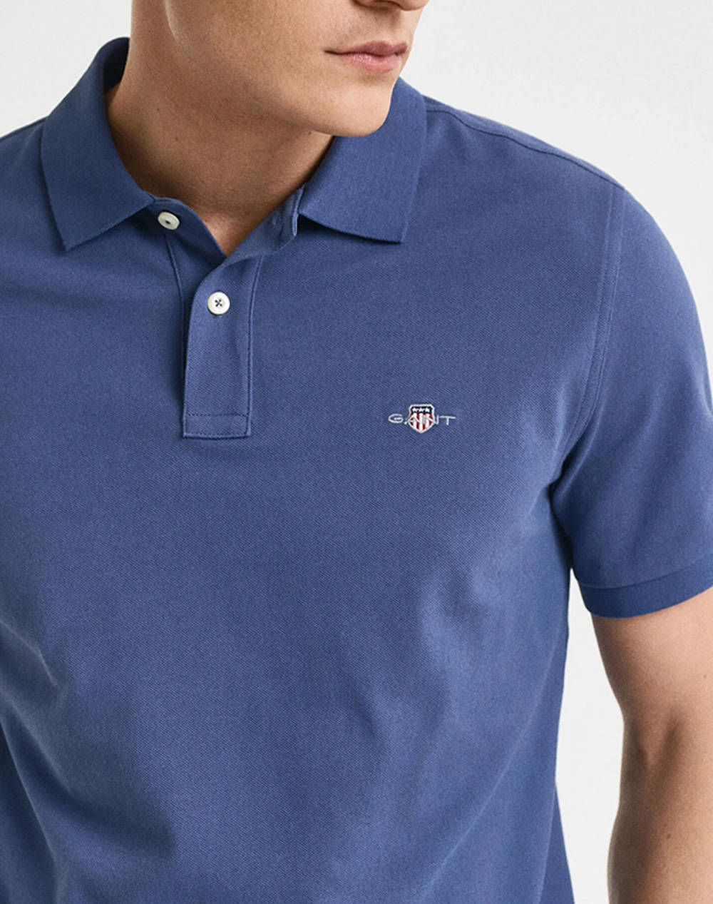 GANT ΜΠΛΟΥΖΑ ΚΜ REG SHIELD SS PIQUE POLO