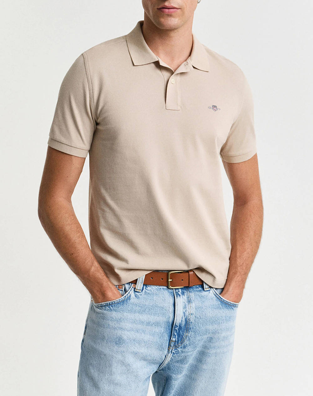 GANT ΜΠΛΟΥΖΑ ΚΜ REG SHIELD SS PIQUE POLO