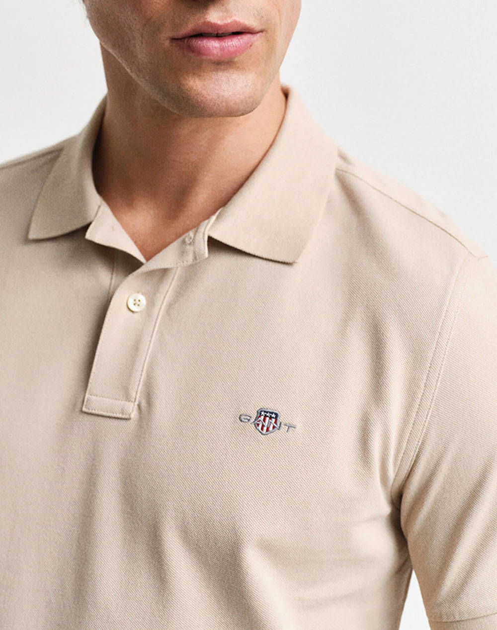 GANT ΜΠΛΟΥΖΑ ΚΜ REG SHIELD SS PIQUE POLO