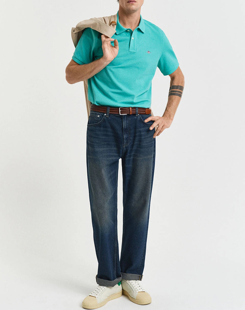 GANT ΜΠΛΟΥΖΑ ΚΜ REG SHIELD SS PIQUE POLO