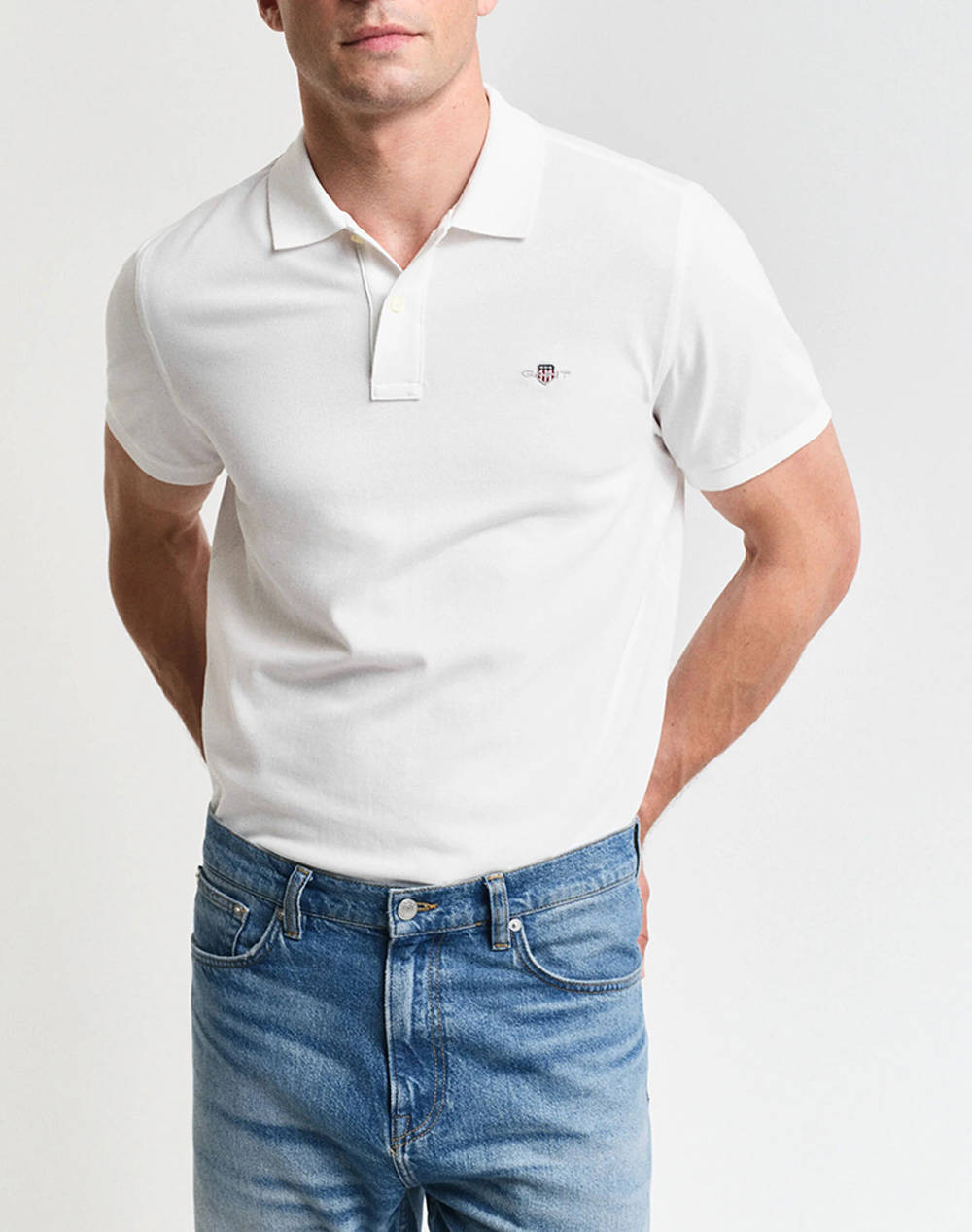 GANT ΜΠΛΟΥΖΑ ΚΜ REG SHIELD SS PIQUE POLO