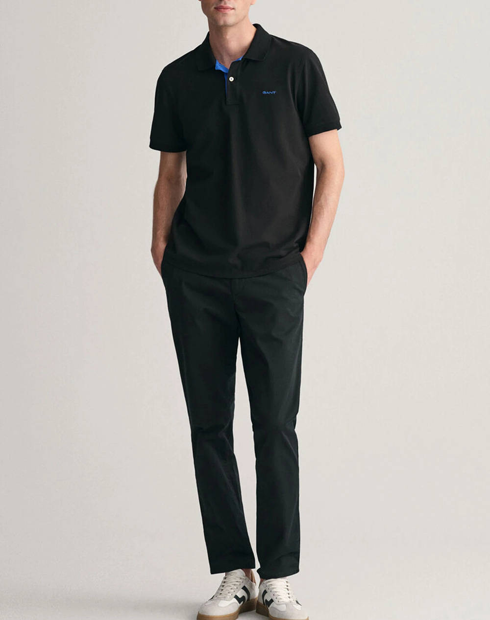 GANT ΜΠΛΟΥΖΑ ΚΜ REG CONTRAST PIQUE SS POLO