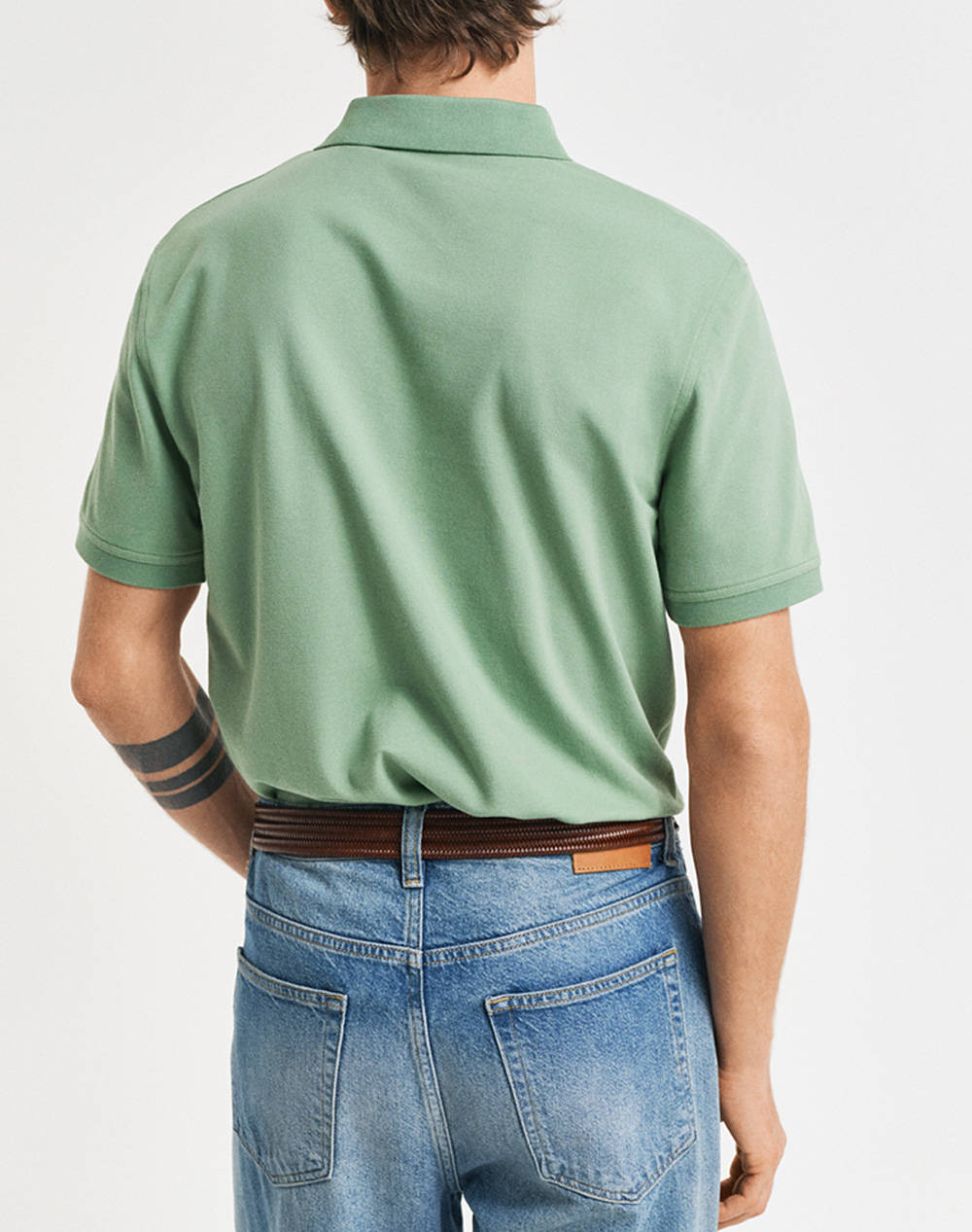 GANT ΜΠΛΟΥΖΑ ΚΜ REG CONTRAST PIQUE SS POLO