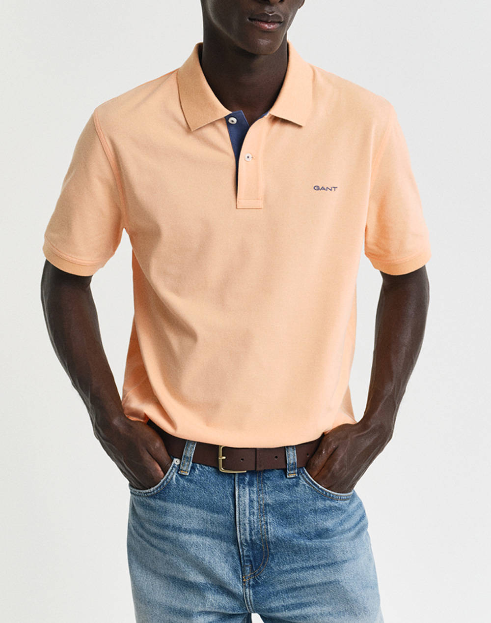 GANT ΜΠΛΟΥΖΑ ΚΜ REG CONTRAST PIQUE SS POLO