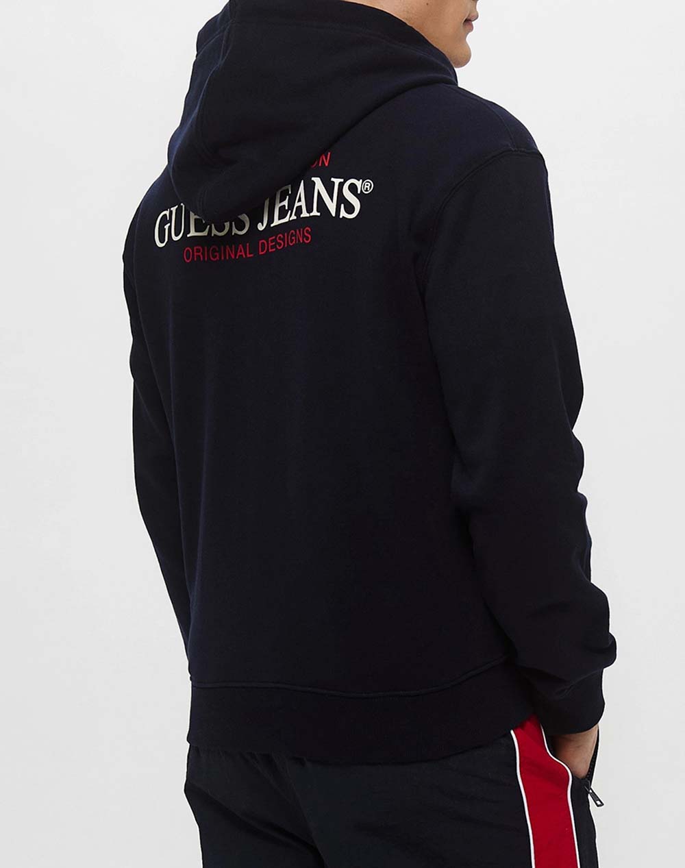GUESS JEANS GJ ZIP HOOD REG AM TRAD SWEAT ΦΟΥΤΕΡ ΑΝΔΡΙΚΟ M5RQ45KCPR1-A71W DarkBlue φωτογραφία