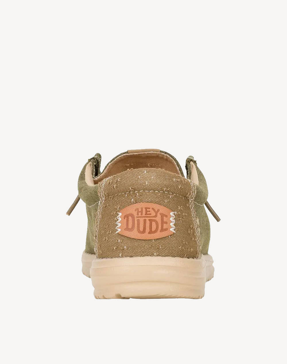 Hey Dude Wally Workwear 43084-3Yt Olive ανδρικά παπούτσια Μοκασινια Politikos Shop Πολιτικός