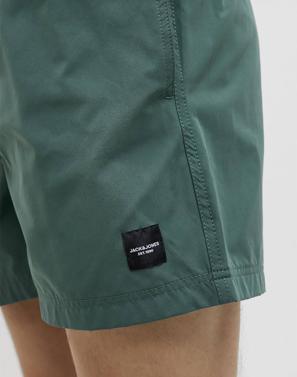 JACK&JONES JPSTMAUI JJSWIM SOLID AKM SN 12272776-Mallard Green Green φωτογραφία