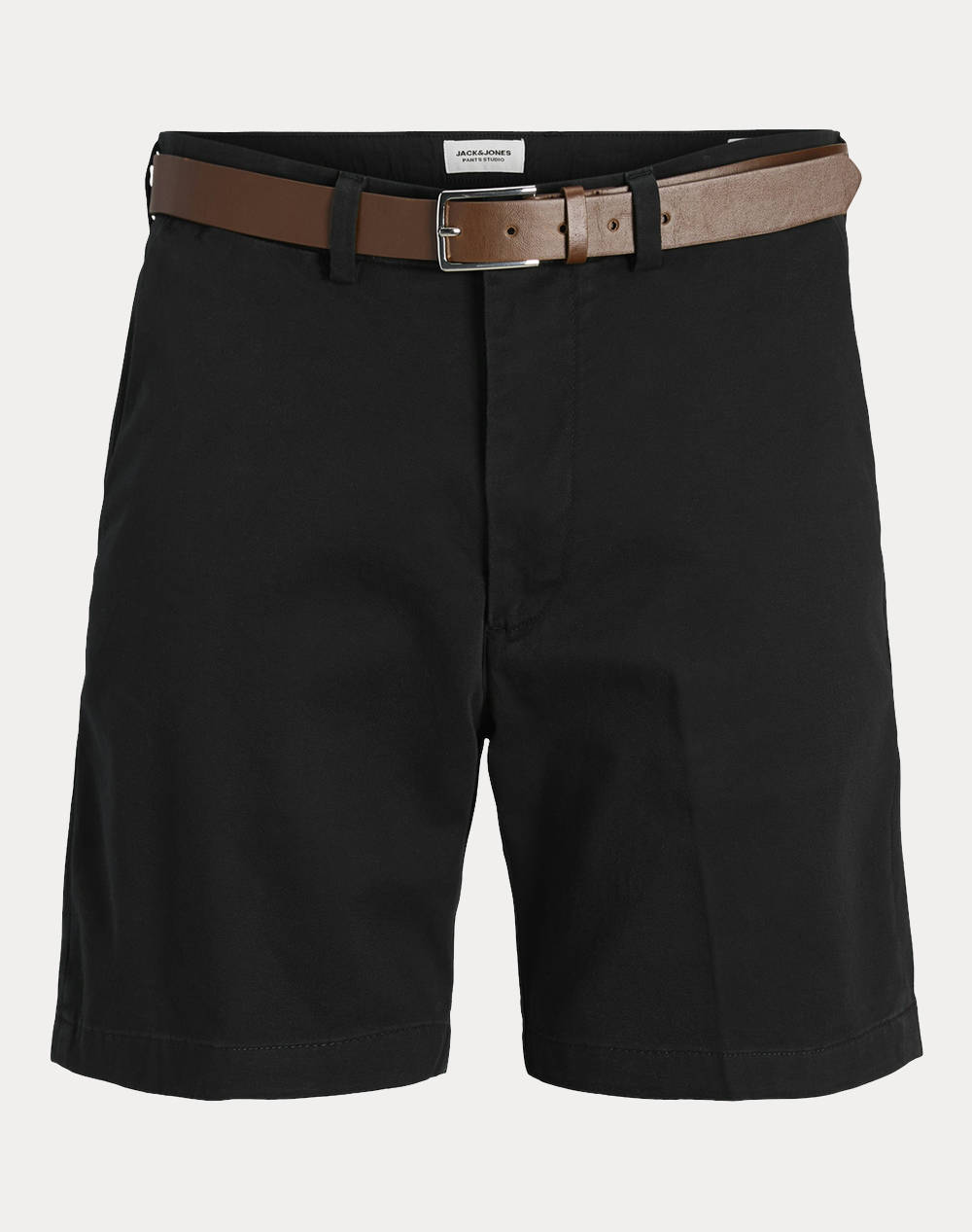 JACK&JONES JPSTMARCO FRANCO CHINO SHORTS W BELT SRT 12269368-BLACK Black
